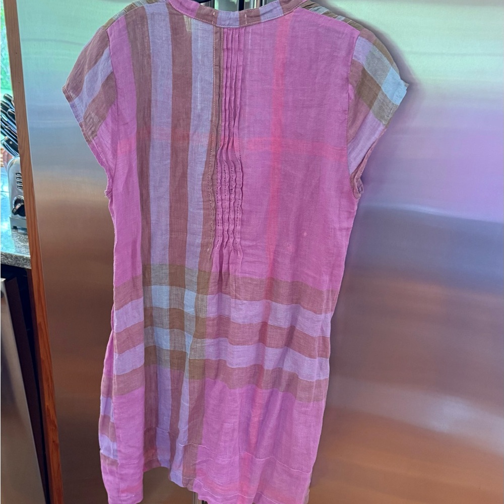 CP Shades 100% Linen V-Neck Tunic - Picture 3 of 4